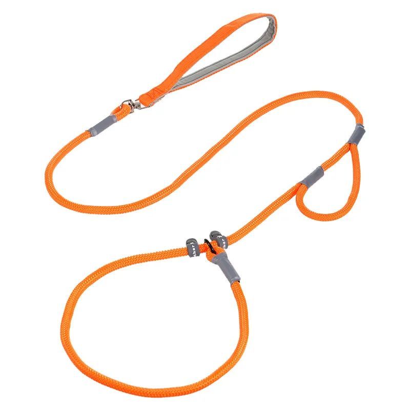 Double Handle Nylon Dog Training Leash