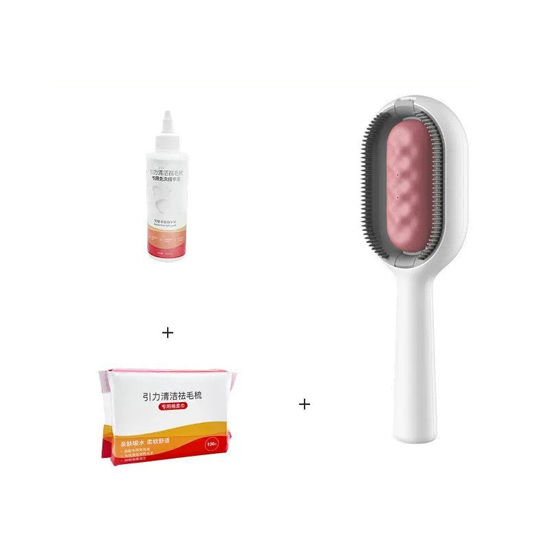 Self-Cleaning Gravity Hair Removal Comb With Water Tank