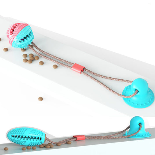 Suction Cup Molar Chewing Leaking Treat Toy
