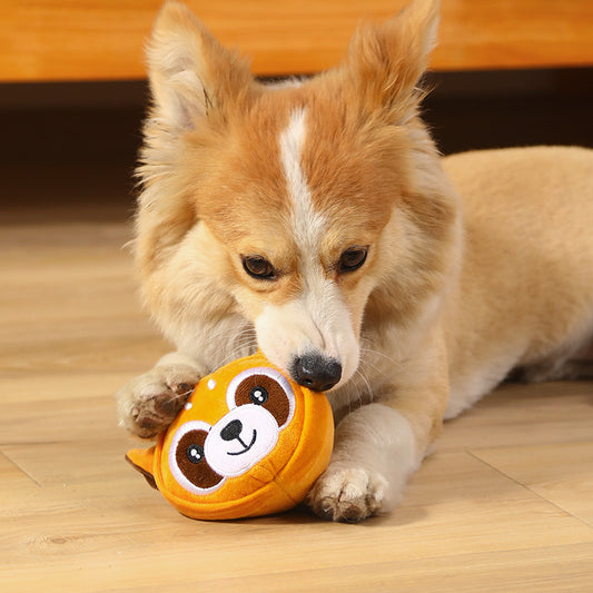 Pet Vocal Bite Resistant Teething Plush Toy