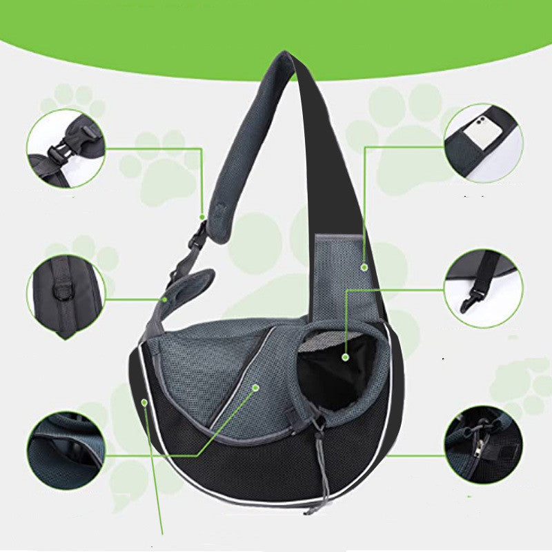 Women Portable Crossbody Pets Bag For Dogs