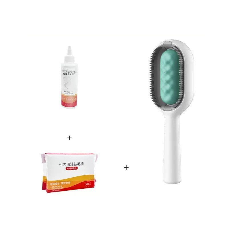 Self-Cleaning Gravity Hair Removal Comb With Water Tank