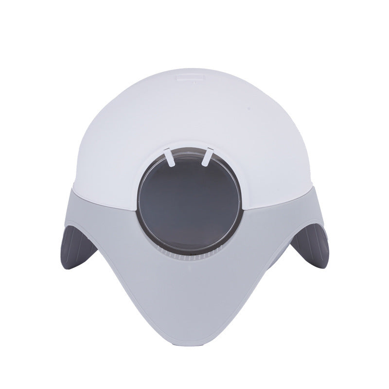 Fully Enclosed Snow House UFO Litter Box